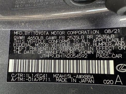 Used 2022 Lexus UX 250h UX 250h AWD image 22