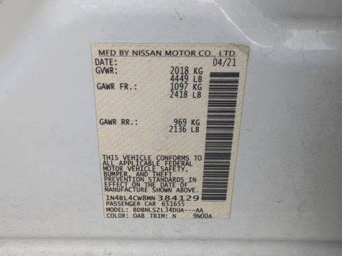 Used 2021 Nissan Altima 2.5 SR image 35