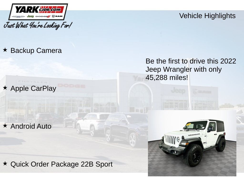Used 2022 Jeep Wrangler Sport AWD/4WD image 11