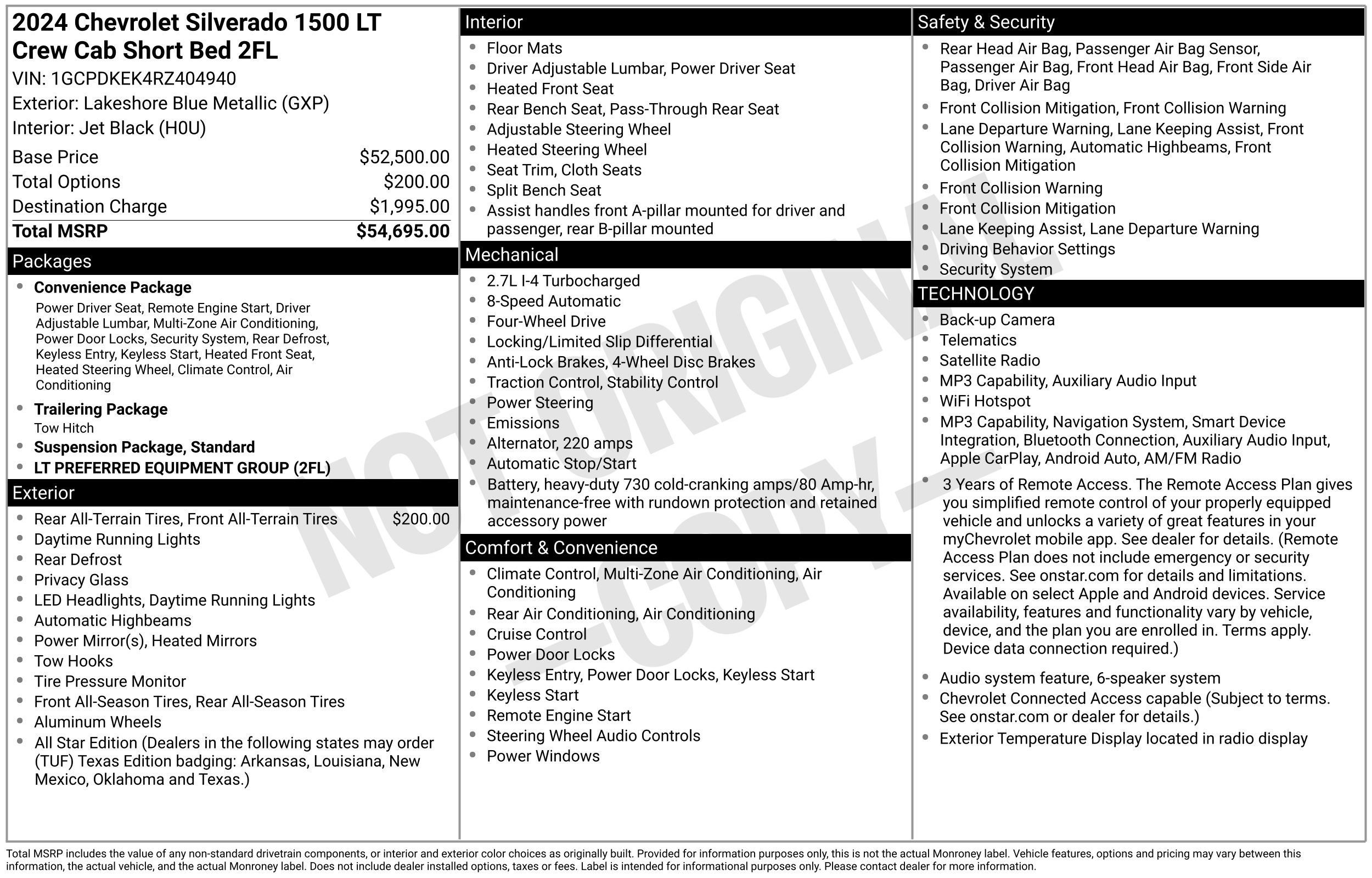 Used 2024 Chevrolet Silverado 1500 LT AWD/4WD image 2