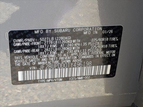 New 2026 Subaru Outback Limited image 19