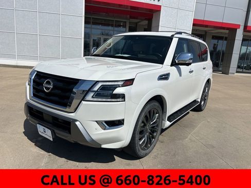 Used 2023 Nissan Armada Platinum w/ Captain's Chairs Package image 2