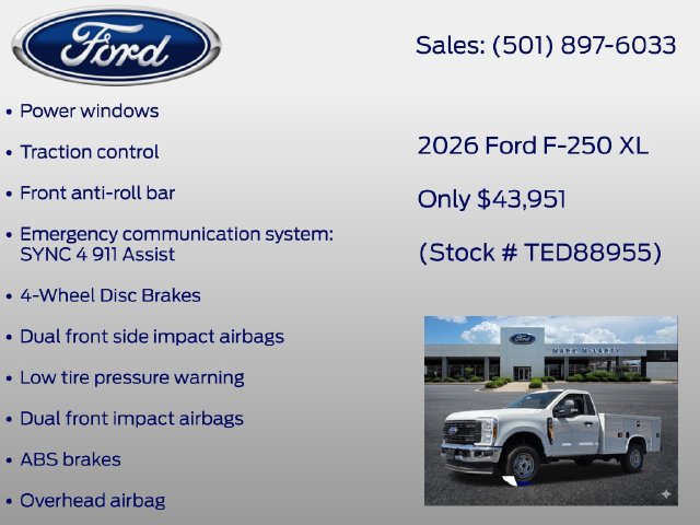 New 2026 Ford F250 XL w/ XL Chrome Package AWD/4WD image 12