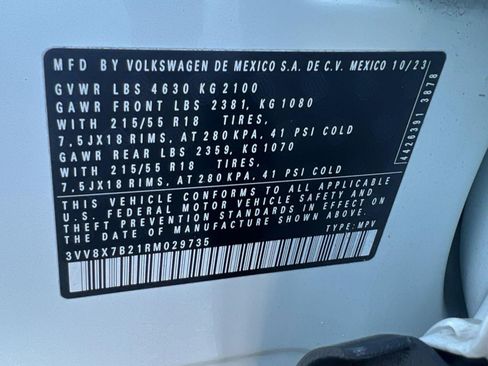 Certified 2024 Volkswagen Taos S image 18