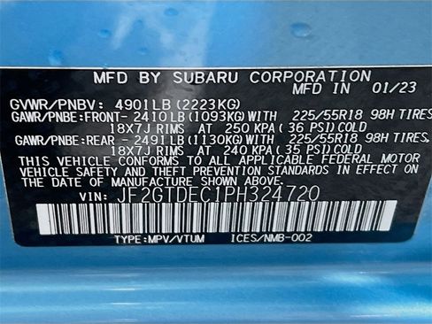 Certified 2023 Subaru Crosstrek Hybrid image 28