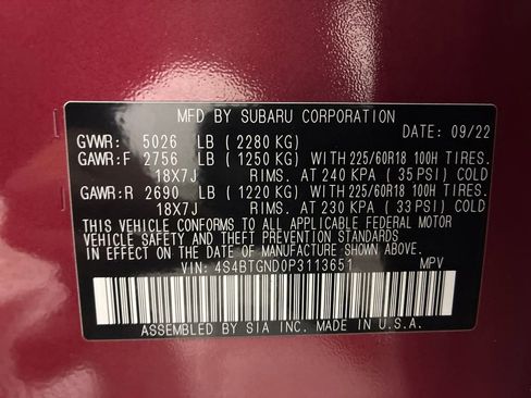 Certified 2023 Subaru Outback Limited XT w/ Popular Package #2 image 5