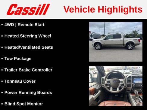 Used 2018 Ford F150 King Ranch w/ Equipment Group 601A Luxury AWD/4WD image 6