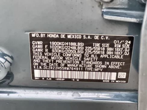 Certified 2024 Honda HR-V Sport image 22