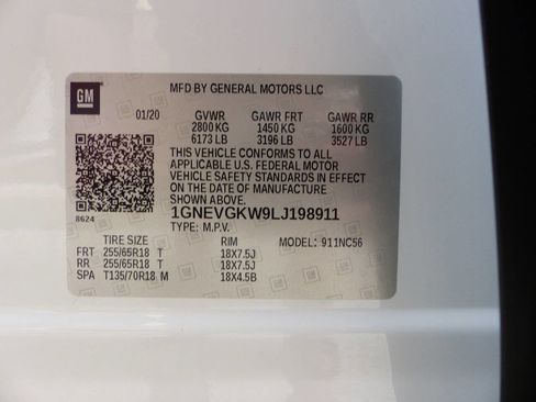 Used 2020 Chevrolet Traverse LT AWD/4WD image 17