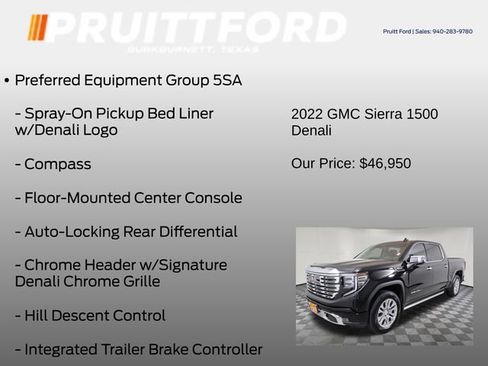Used 2022 GMC Sierra 1500 Denali w/ Technology Package AWD/4WD image 19