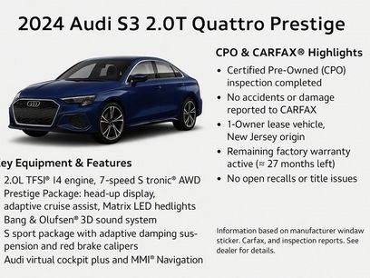 Used 2024 Audi S3 Prestige