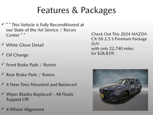 Used 2024 MAZDA CX-50 AWD 2.5 S w/ Weather Package image 4