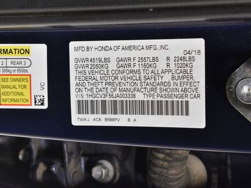 Used 2018 Honda Accord EX-L image 41