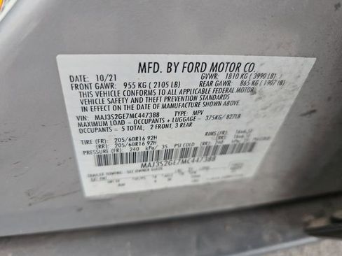 Used 2021 Ford EcoSport SE w/ SE Convenience Package FWD image 21
