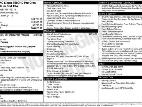 New 2026 GMC Sierra 3500 Pro AWD/4WD image 21