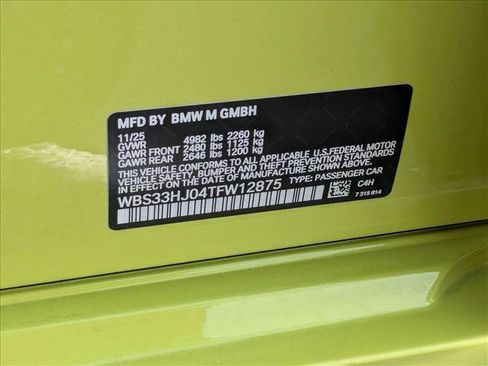 Used 2026 BMW M3 Competition w/ Executive Package AWD/4WD image 18