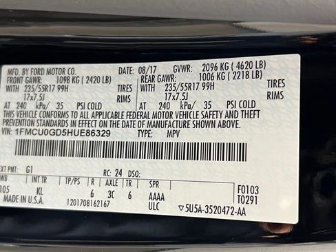 Used 2017 Ford Escape SE w/ Equipment Group 201A image 36