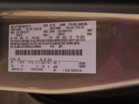 Used 2019 Lincoln MKC Reserve w/ MKC Climate Package FWD image 31