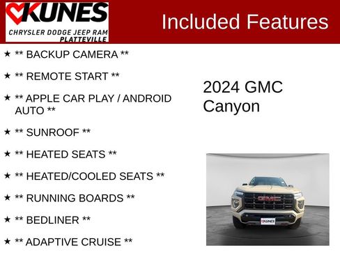 Used 2024 GMC Canyon AT4X AWD/4WD image 2