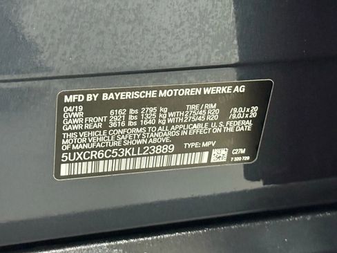 Used 2019 BMW X5 xDrive40i w/ Premium Package 2 AWD/4WD image 60