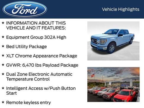 Certified 2022 Ford F150 XLT w/ Equipment Group 302A High image 5
