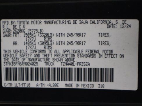 Certified 2024 Toyota Tacoma SR5 image 17