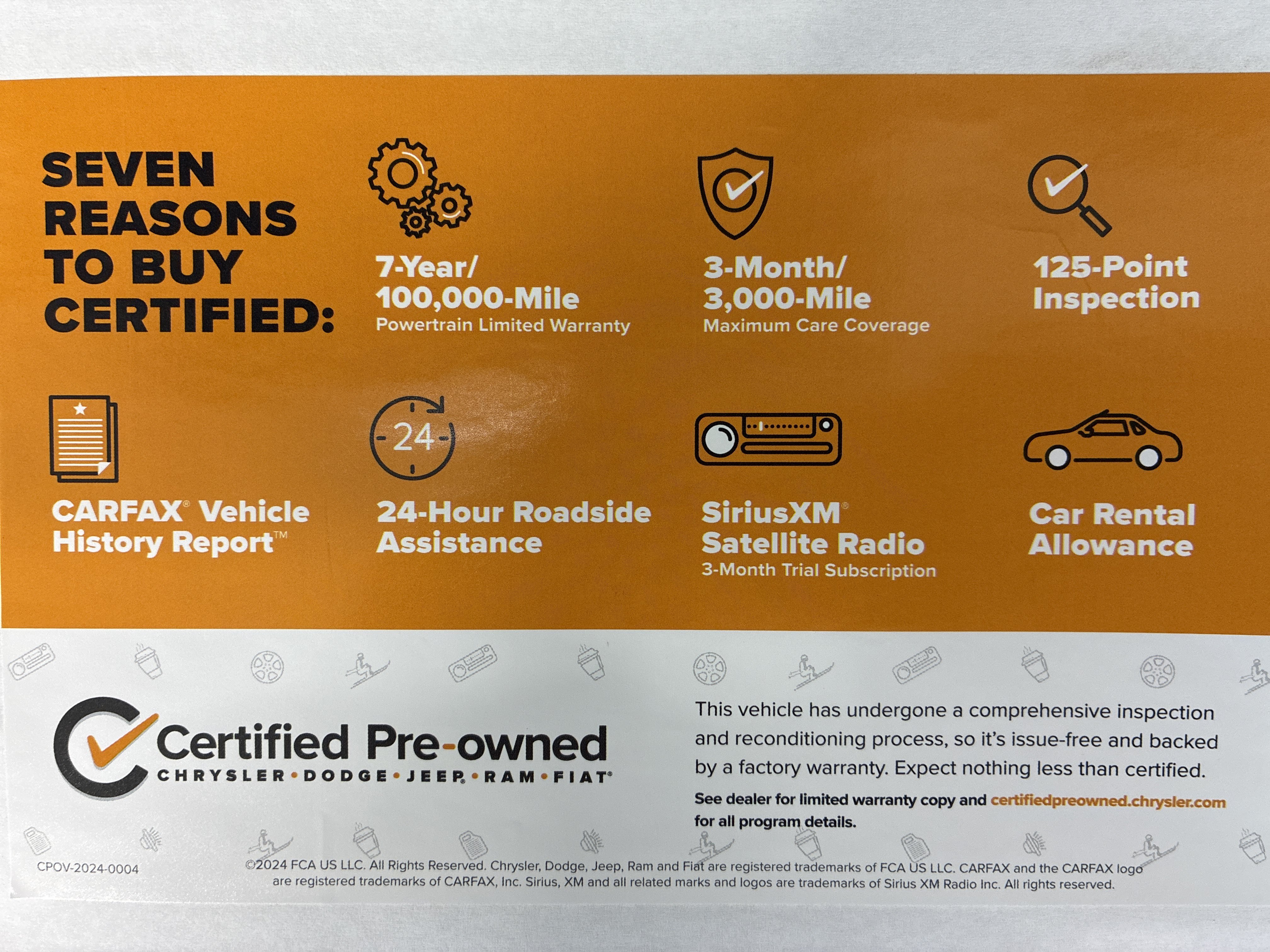 Certified 2024 Chrysler Pacifica Touring-L w/ Uconnect Theater Family Group AWD/4WD image 3