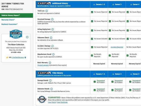 Used 2017 BMW 750i xDrive image 12