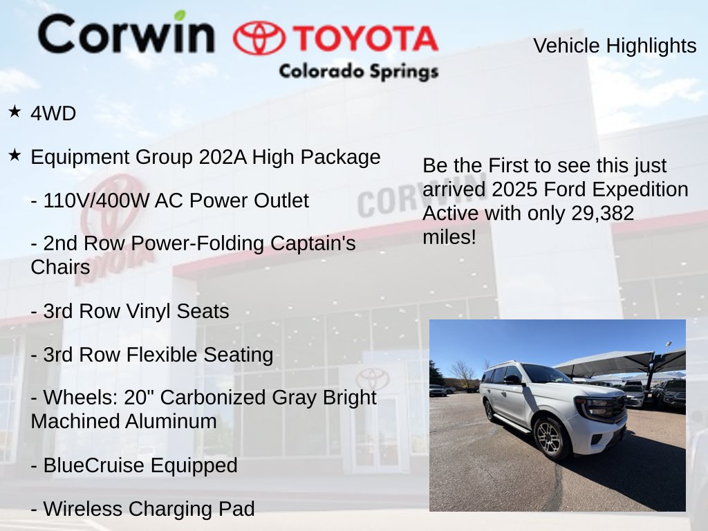 Used 2025 Ford Expedition Active AWD/4WD image 4