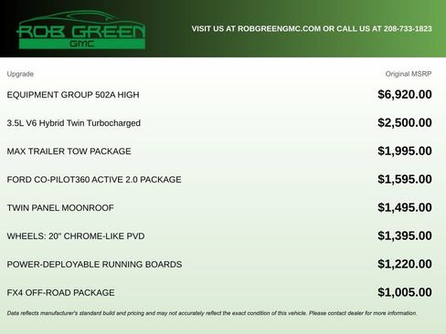 Used 2021 Ford F150 Lariat w/ Equipment Group 502A High image 5