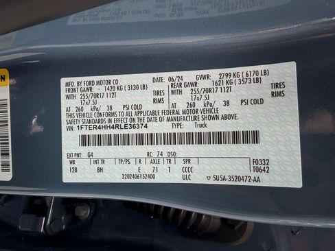 Used 2024 Ford Ranger XLT w/ Trailer Tow Package AWD/4WD image 36