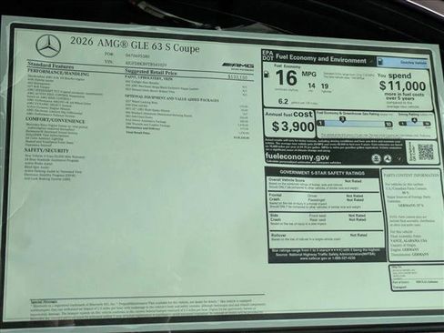 New 2026 Mercedes-Benz GLE 63 AMG S image 21