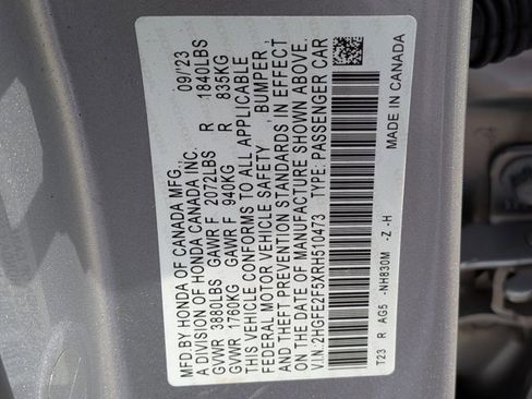 Used 2024 Honda Civic Sport image 23