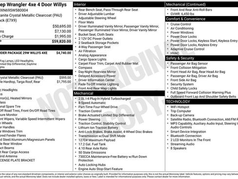 Certified 2025 Jeep Wrangler Unlimited Sport S 4xe image 39