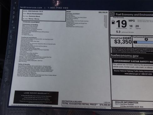 New 2025 Land Rover Defender 110 S image 7