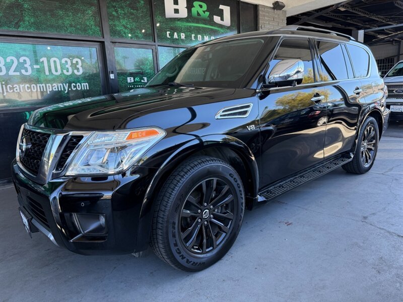 Used 2019 Nissan Armada Platinum w/ Captain's Chairs Package AWD/4WD image 1