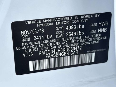 Used 2019 Genesis G70 3.3T Advanced w/ Prestige Package image 30