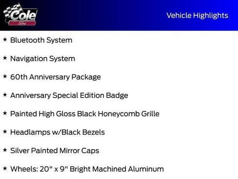 New 2025 Ford Mustang GT Premium w/ 60th Anniversary Package image 3