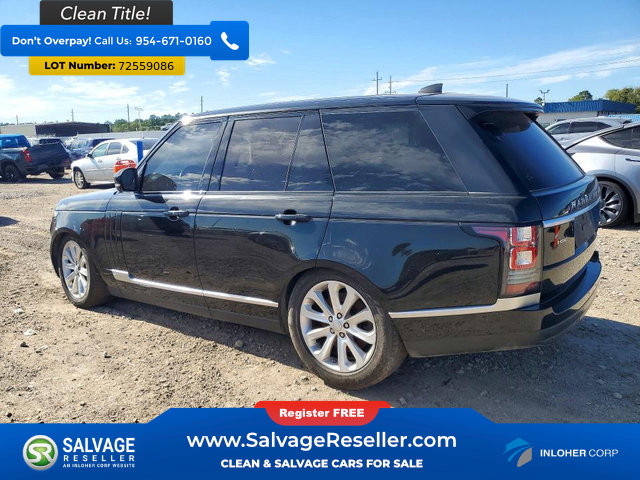 Used 2017 Land Rover Range Rover HSE AWD/4WD image 3