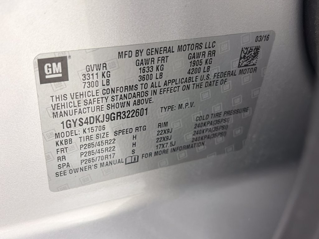 Used 2016 Cadillac Escalade Platinum AWD/4WD image 9