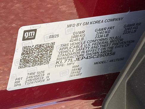 Used 2025 Chevrolet Trax RS w/ Driver Confidence Package FWD image 18