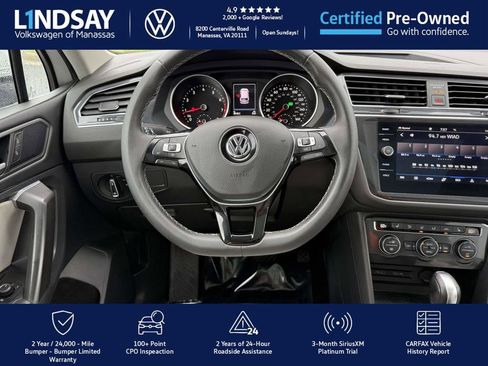 Certified 2021 Volkswagen Tiguan SE w/ Panoramic Sunroof Package image 13