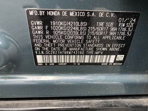 Used 2024 Honda HR-V EX-L image 36
