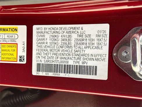 New 2026 Honda CR-V EX-L image 30