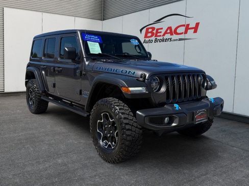 Used 2021 Jeep Wrangler Unlimited Rubicon 4xe w/ Cold Weather Group AWD/4WD image 1