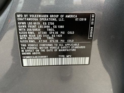 Used 2019 Volkswagen Atlas SEL Premium image 37