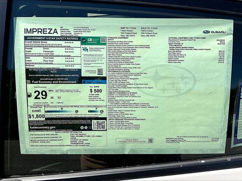 New 2025 Subaru Impreza RS image 14