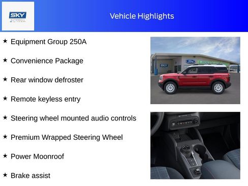 New 2025 Ford Bronco Sport Heritage w/ Convenience Package image 11