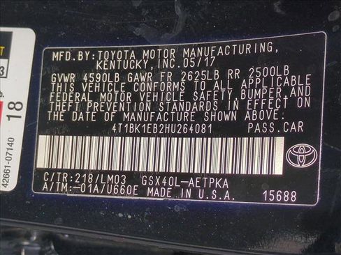 Used 2017 Toyota Avalon Limited w/ All Weather Liner Package image 27