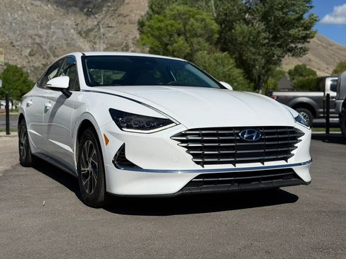 Used 2023 Hyundai Sonata Blue w/ Cargo Package FWD image 1